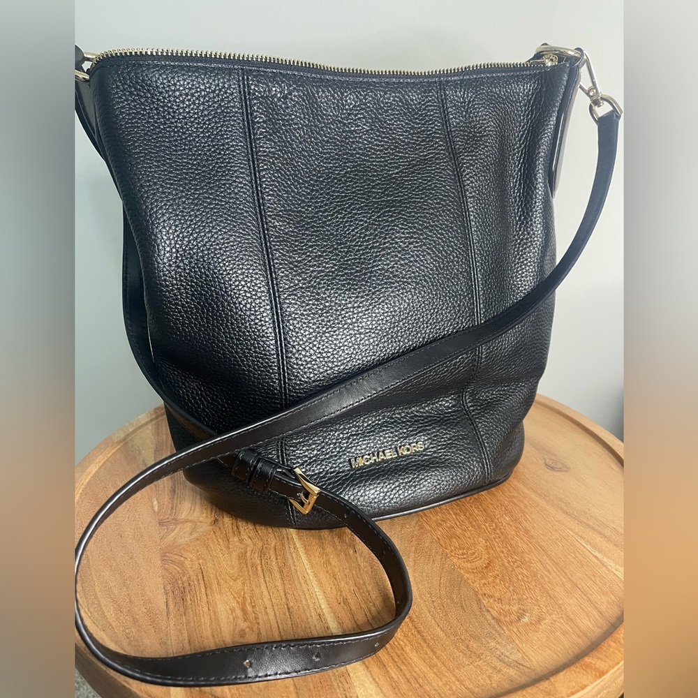 Michael Kors black cross body bag